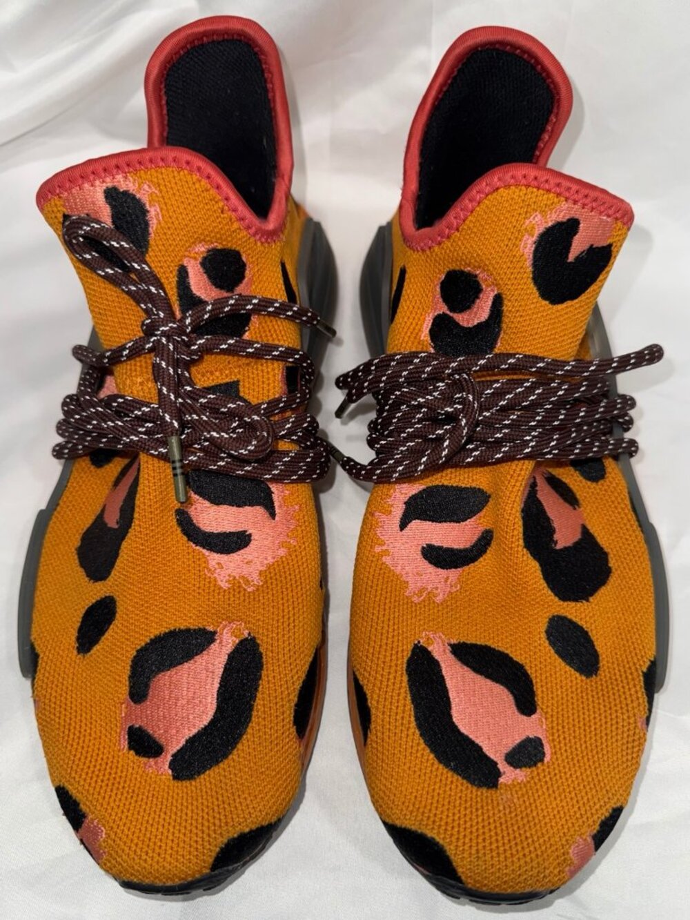 Pharrell x adidas NMD Hu Animal Print Pulse Amber Size 10